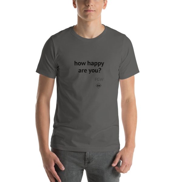 How Happy Are You? Short-Sleeve Unisex T-Shirt - Image 12