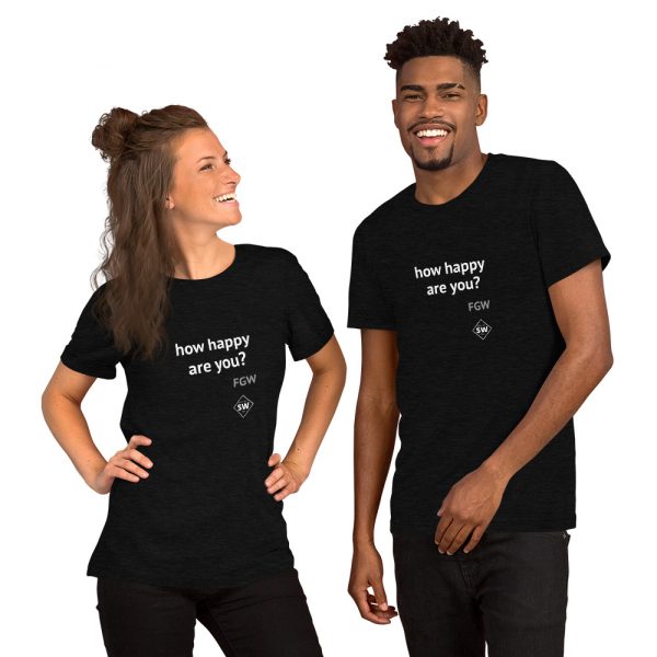 How Happy Are You? Short-Sleeve Unisex T-Shirt - Image 3